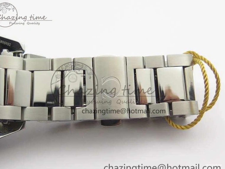 0718 Speedmaster ’57 Co-Axial OMF 1:1 Best Edition White Dial RG Markers On SS Bracelet A Elegant 8144